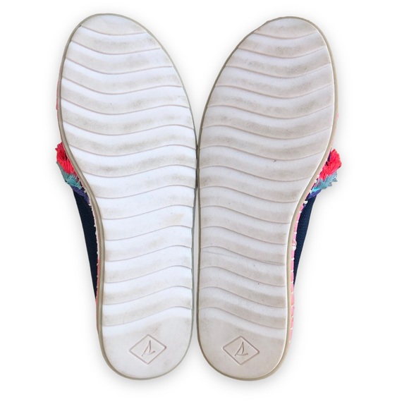 Sperry Top Sider Skysail Navy Blue Espadrilles Girls Size 3 - Picture 9 of 13